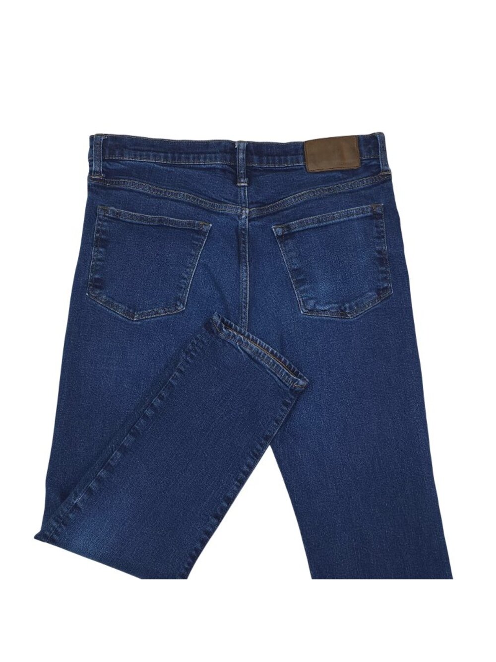 J.Crew Mens 770 Straight Fit Blue Denim Jeans W34 L30 Dark Wash